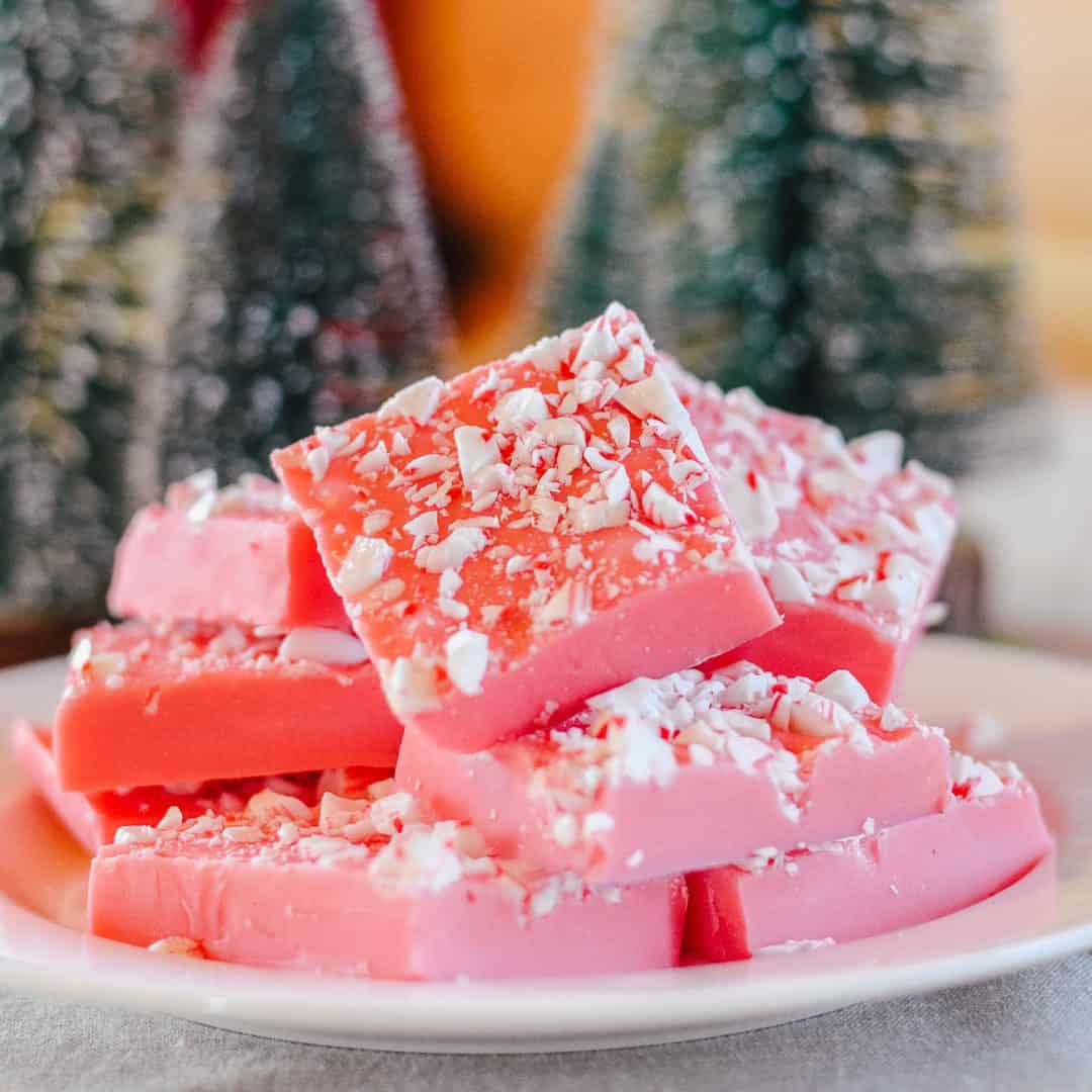 pink peppermint fudge