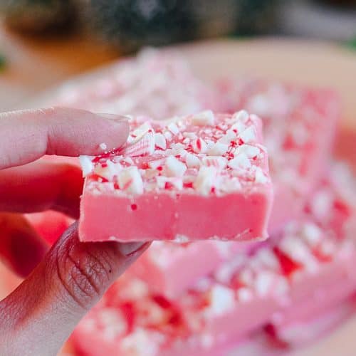 pink peppermint fudge