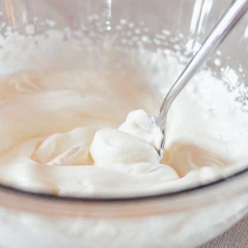 homemade whipped cream for pumpkin pie