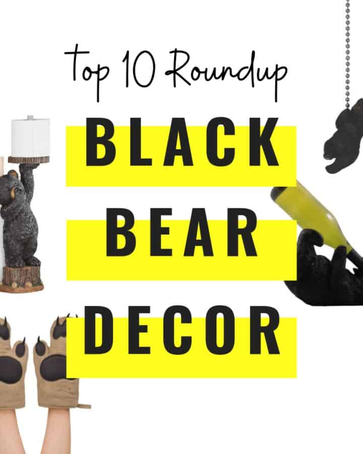 best black bear decor