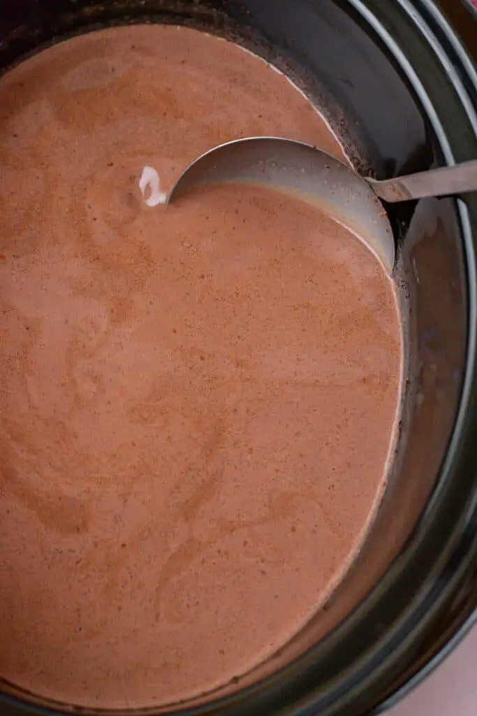 slow cooker hot chocolate