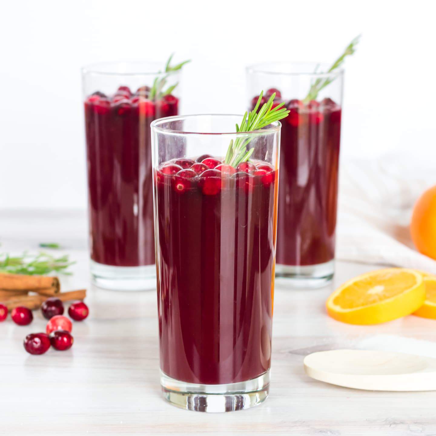 red wine christmas sangria