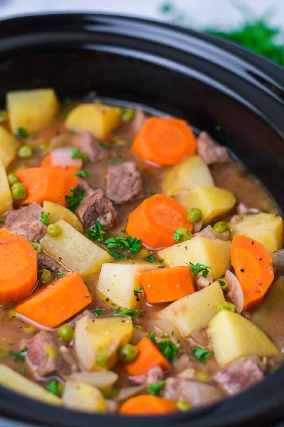 easy slow cooker beef stew