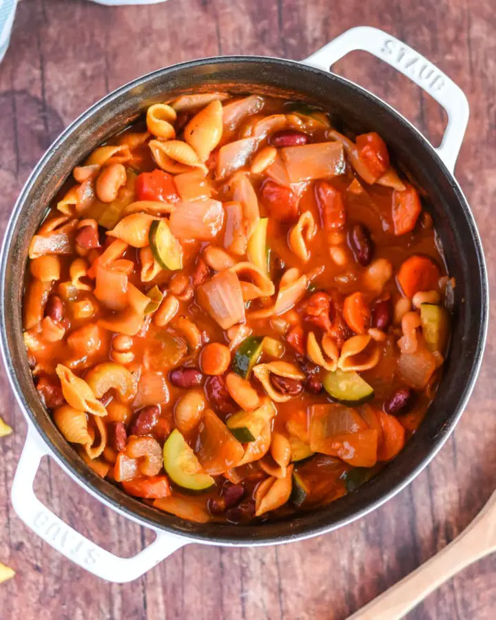 vegan minestrone soup