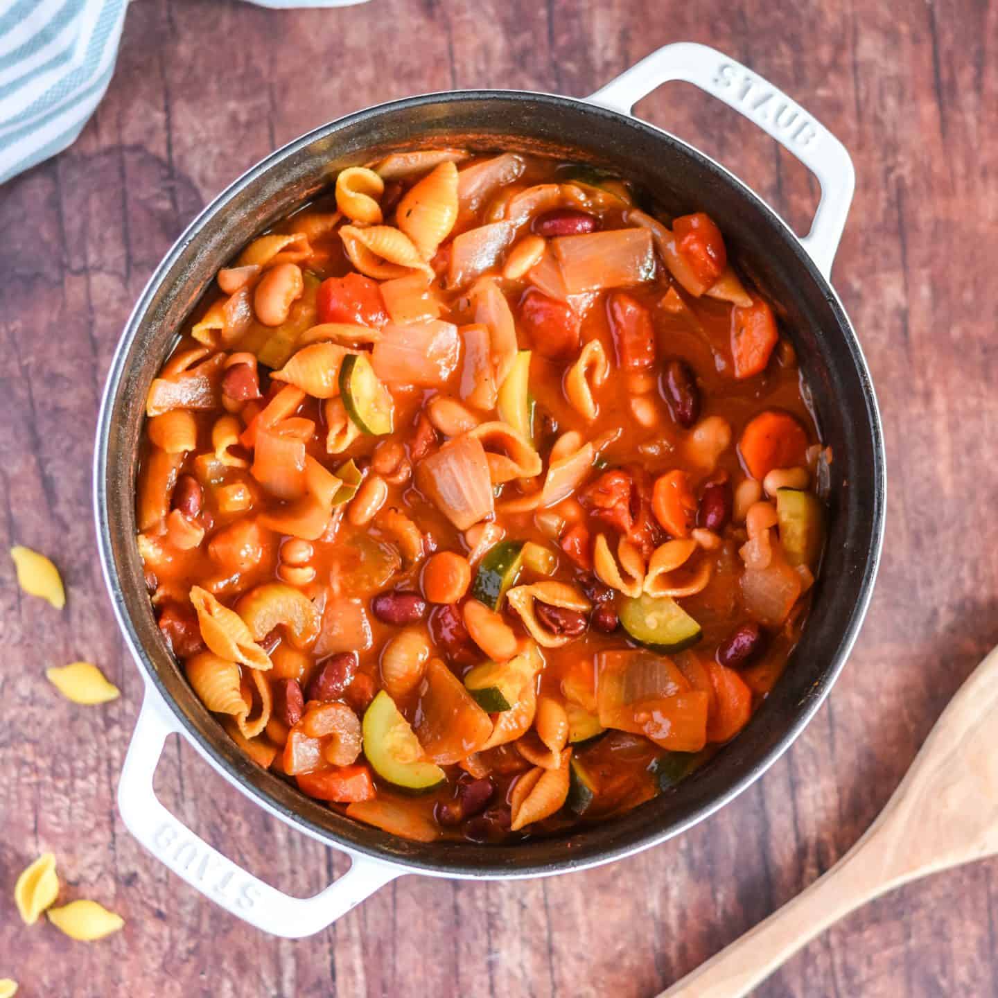 vegan minestrone soup