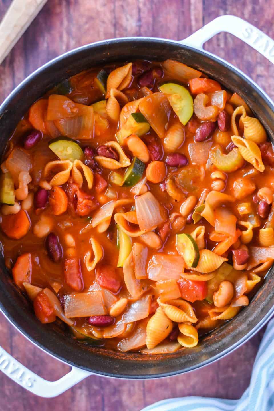 vegan minestrone soup