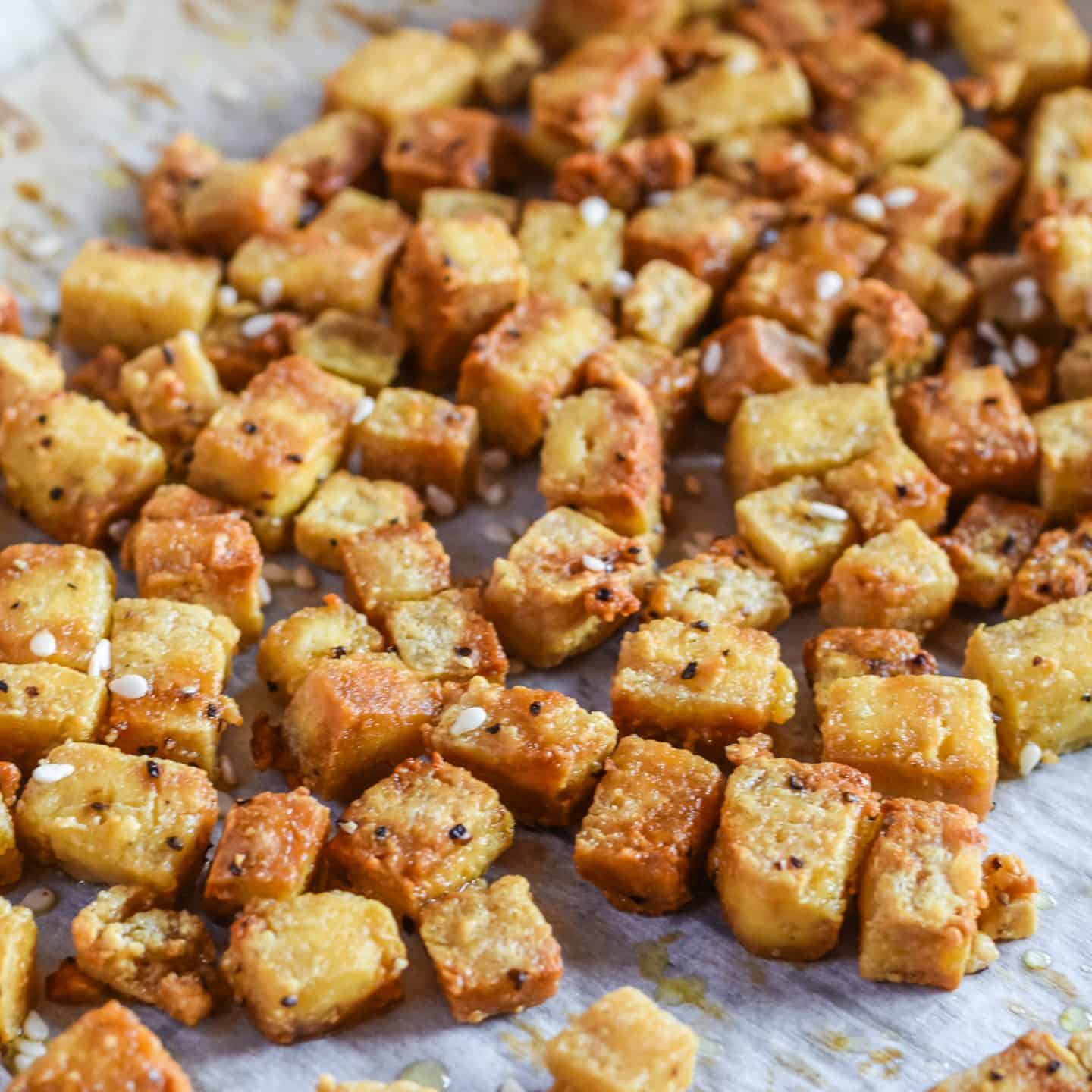 crispy baked tofu