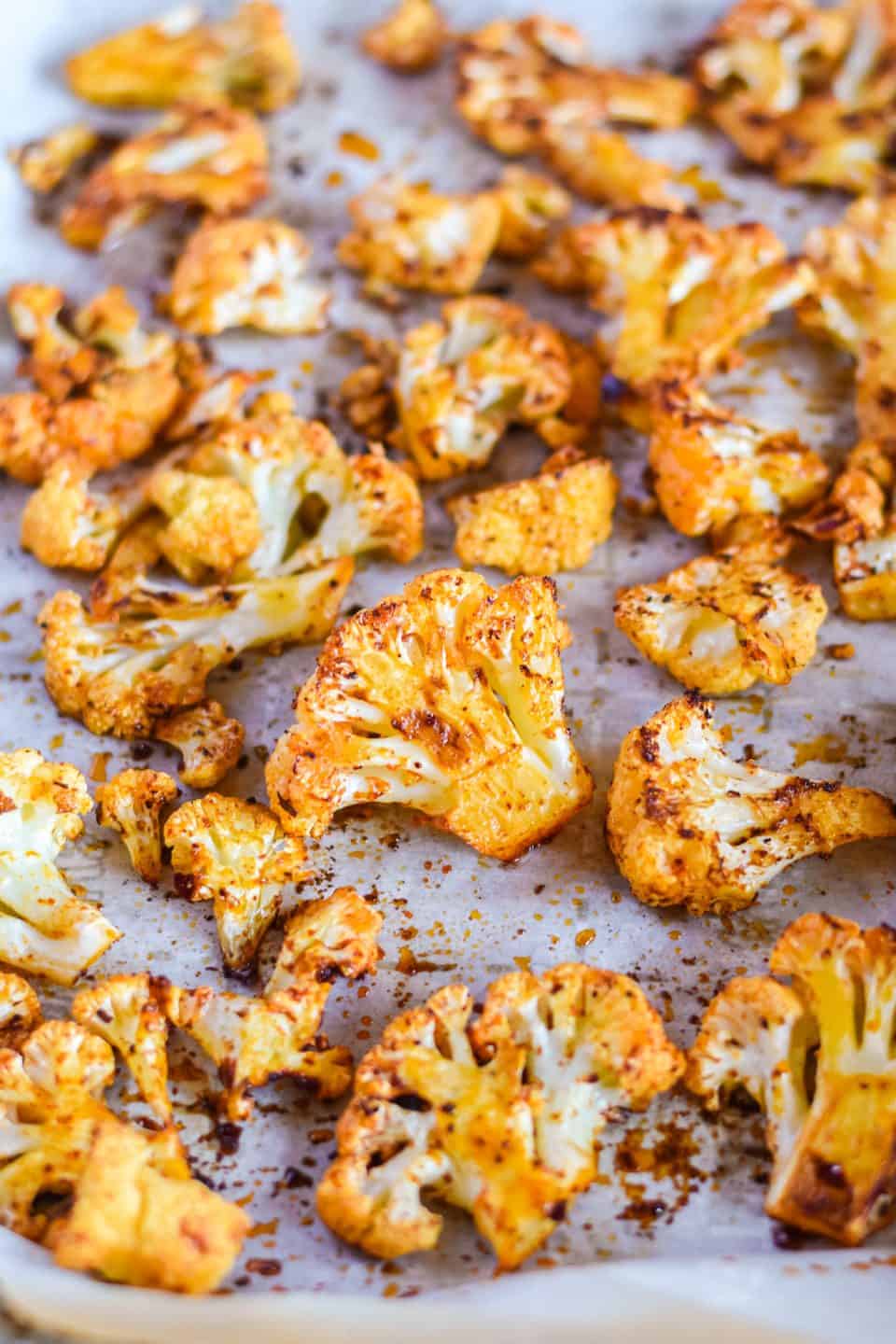 Spicy Roasted Cauliflower Easy Recipe Vegan, Keto, Gluten Free