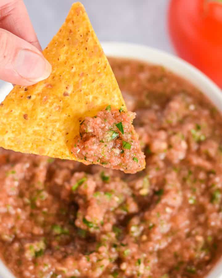 homemade salsa