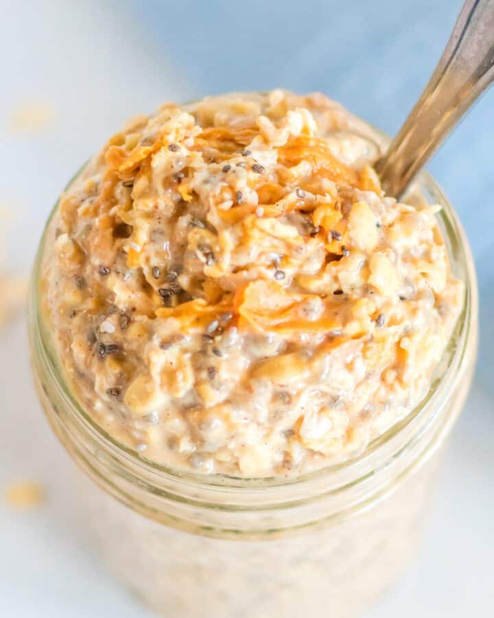 peanut butter overnight oats