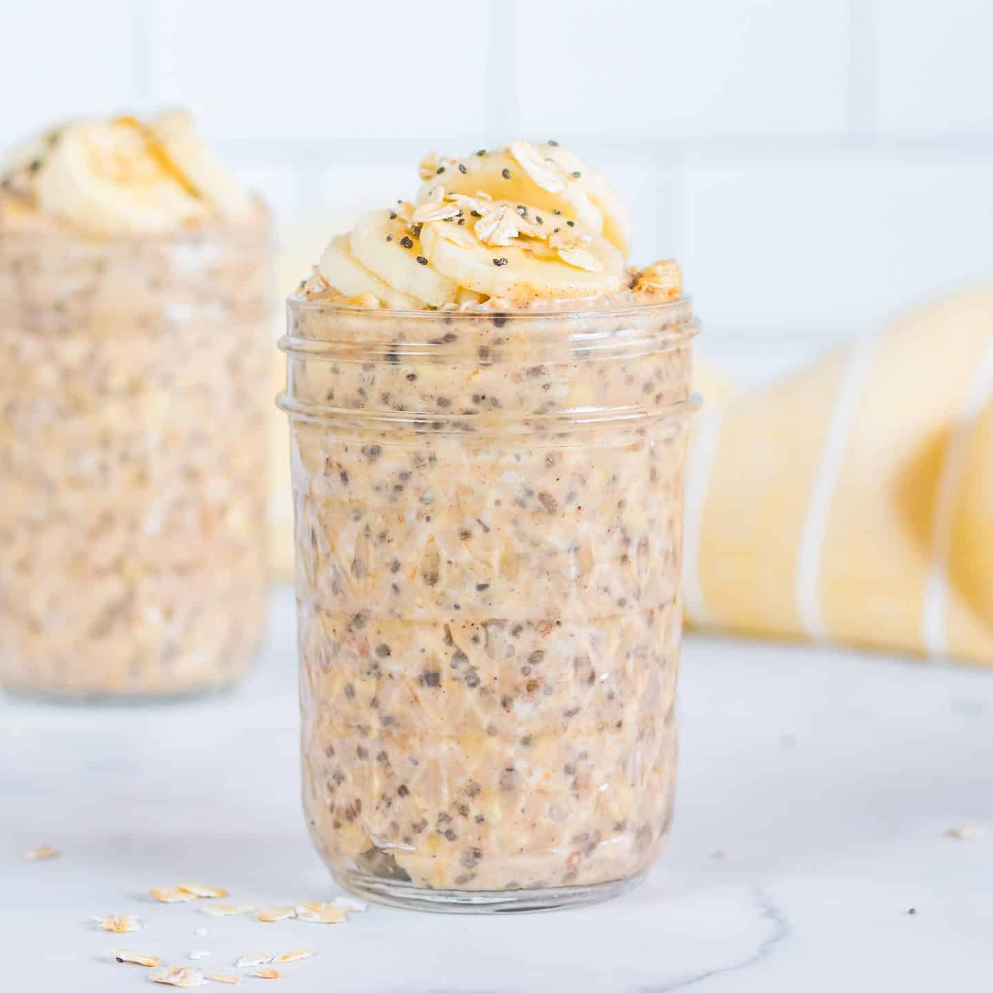 peanut butter overnight oats