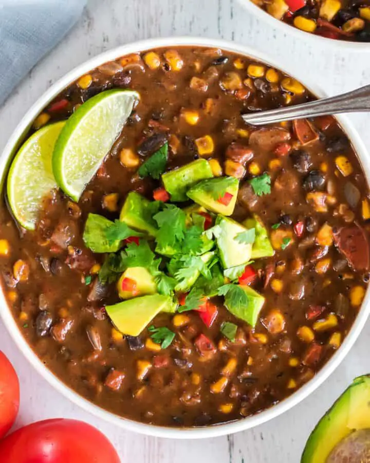 black bean soup