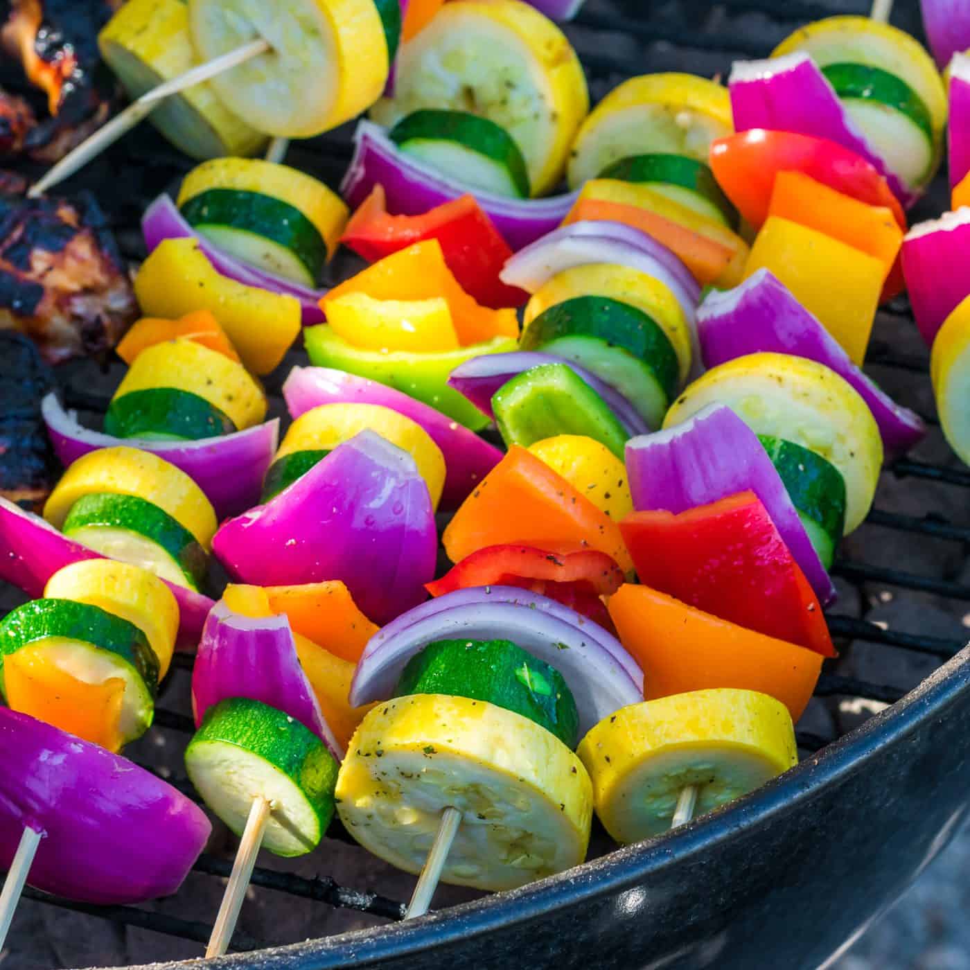 vegetable skewers