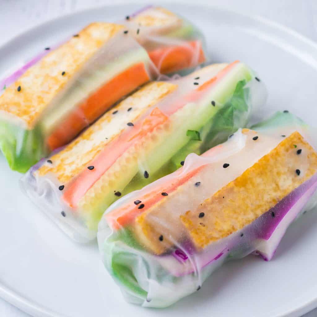 fresh thai spring rolls