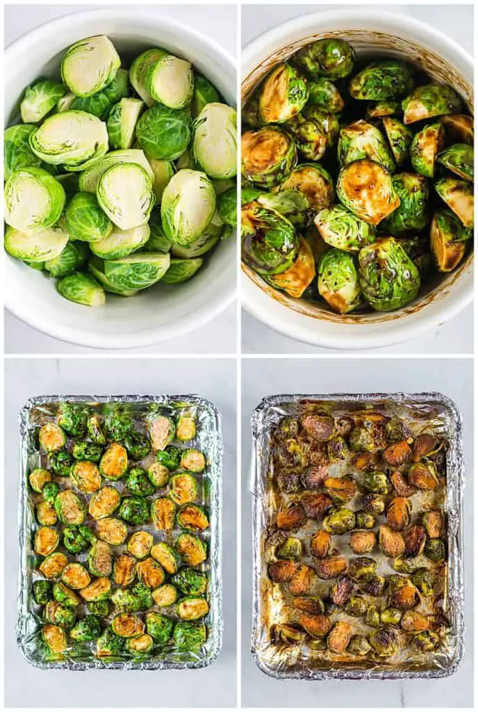 roasted brussels sprouts with balsamic