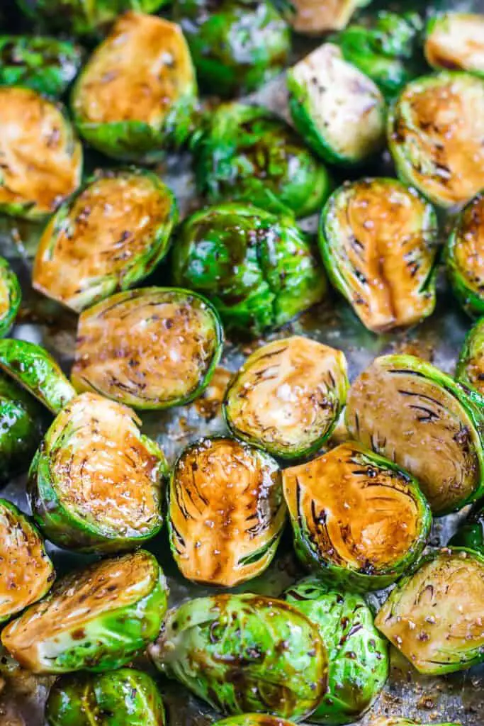 roasted brussels sprouts with balsamic