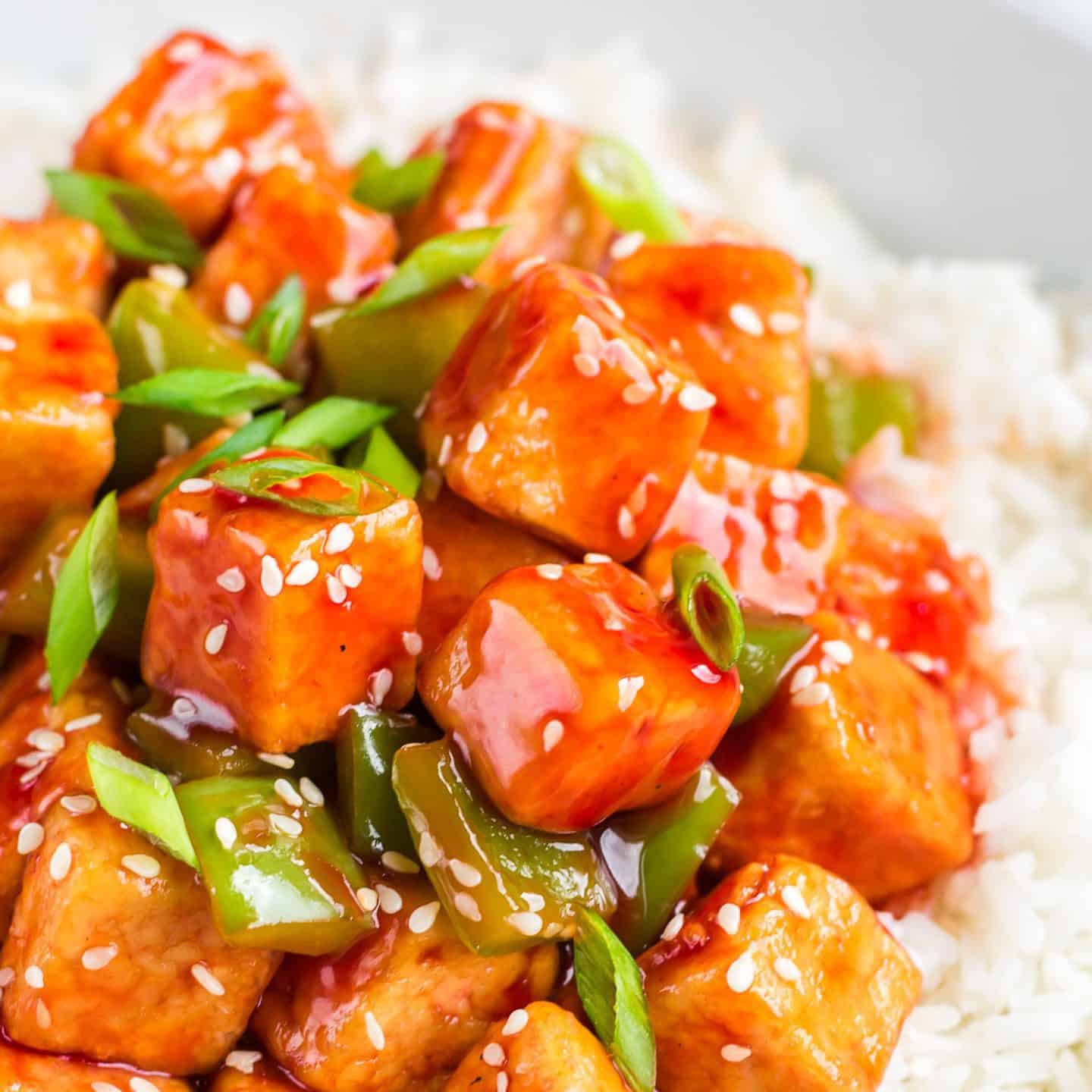 sweet and sour tofu