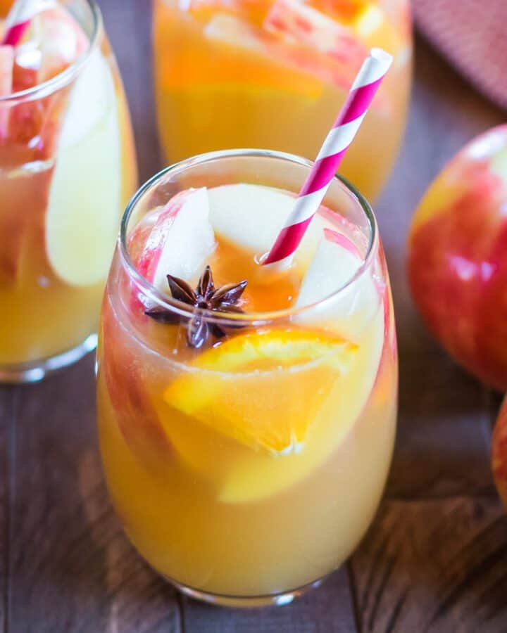 apple cider sangria