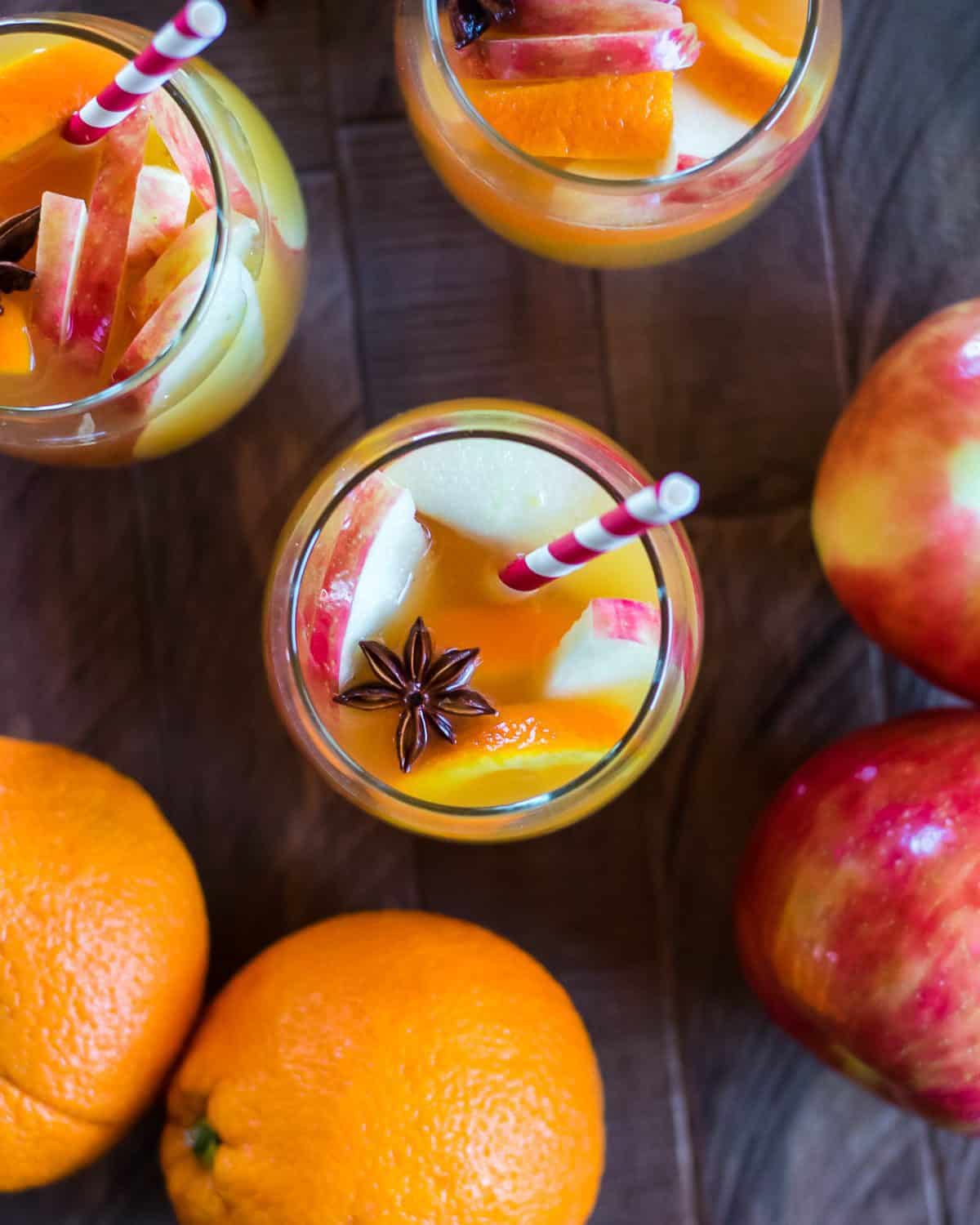 apple cider sangria