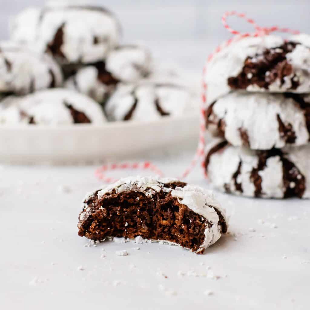 chocolate crinkle cookies