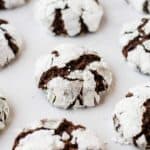 chocolate crinkle cookies