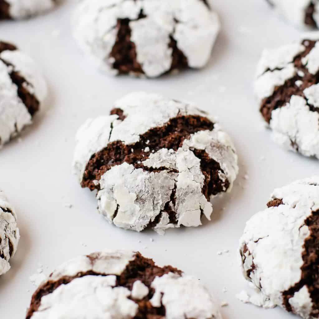 chocolate crinkle cookies