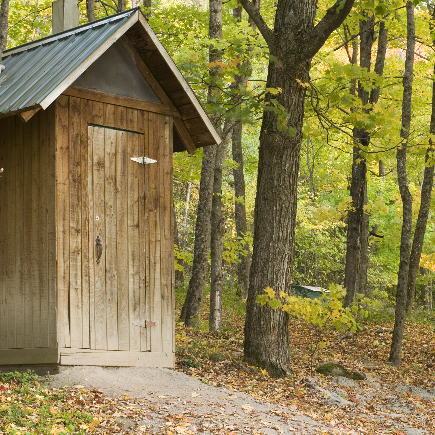 outhouse toilet