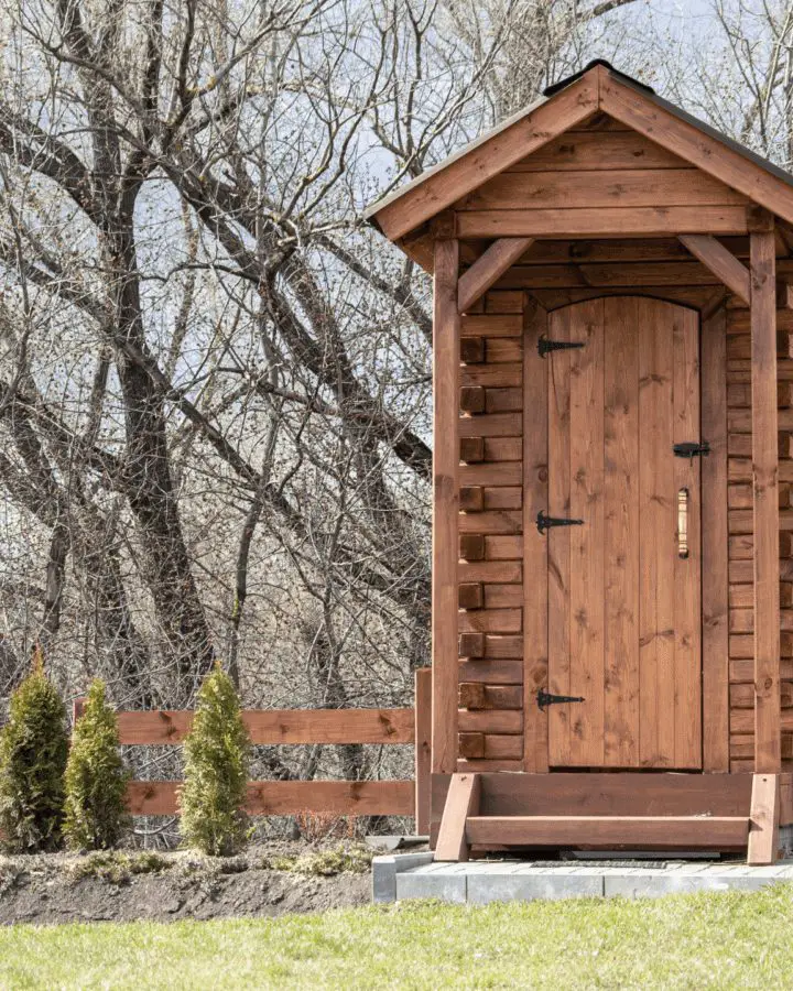 outhouse toilet