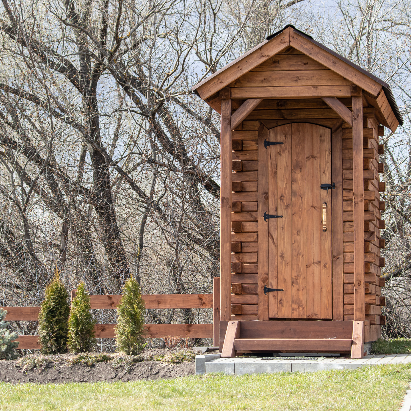 outhouse toilet