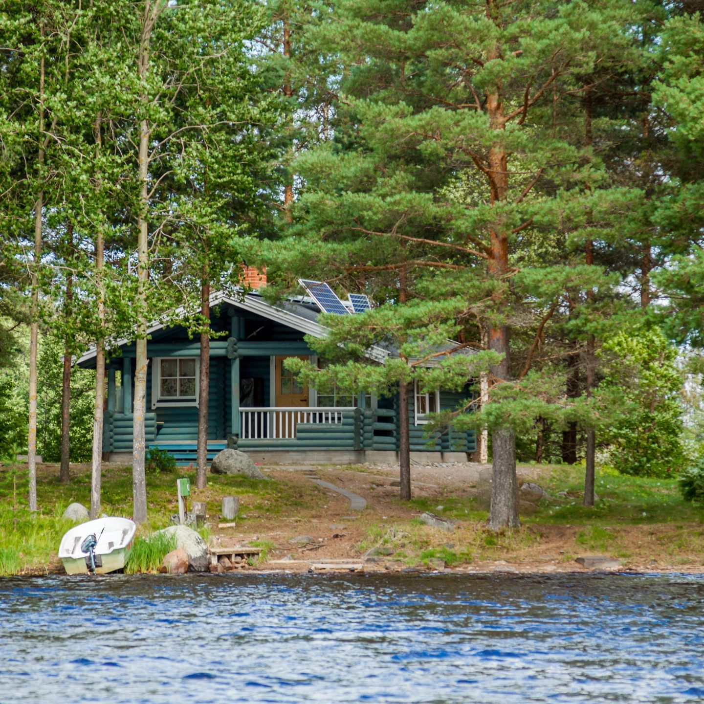 adding solar panels to your cabin