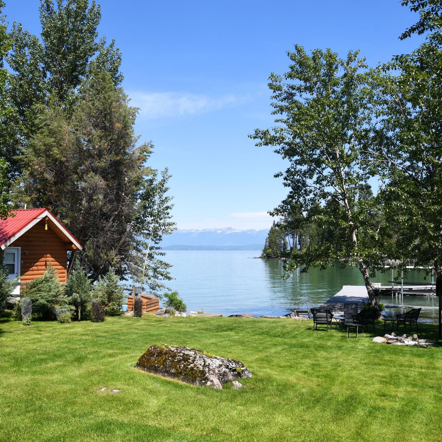 build your cabin near a lake